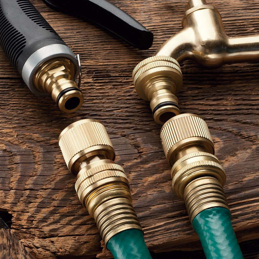 Hose End Connector #4 - (set of 3)