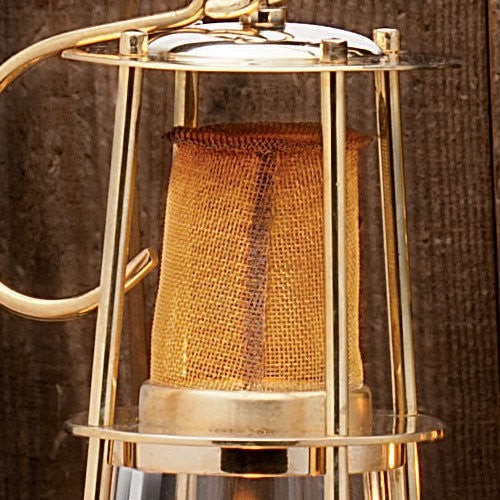 10" Mesh Miner's Oil Lamp
