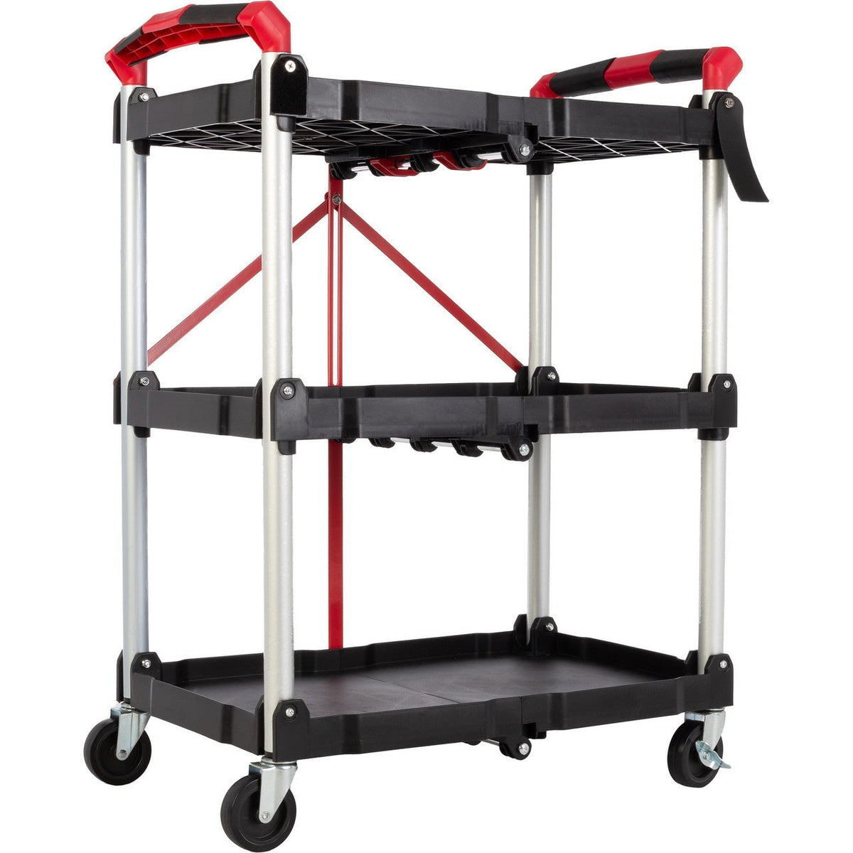 Folding Cart (50lb Capacity Per Shelf)