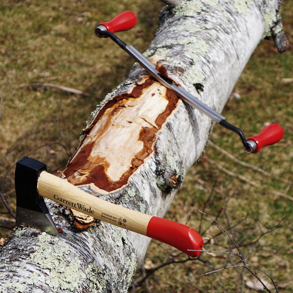 Homestead Building Pair - Mini Camp Hatchet & Drawknife