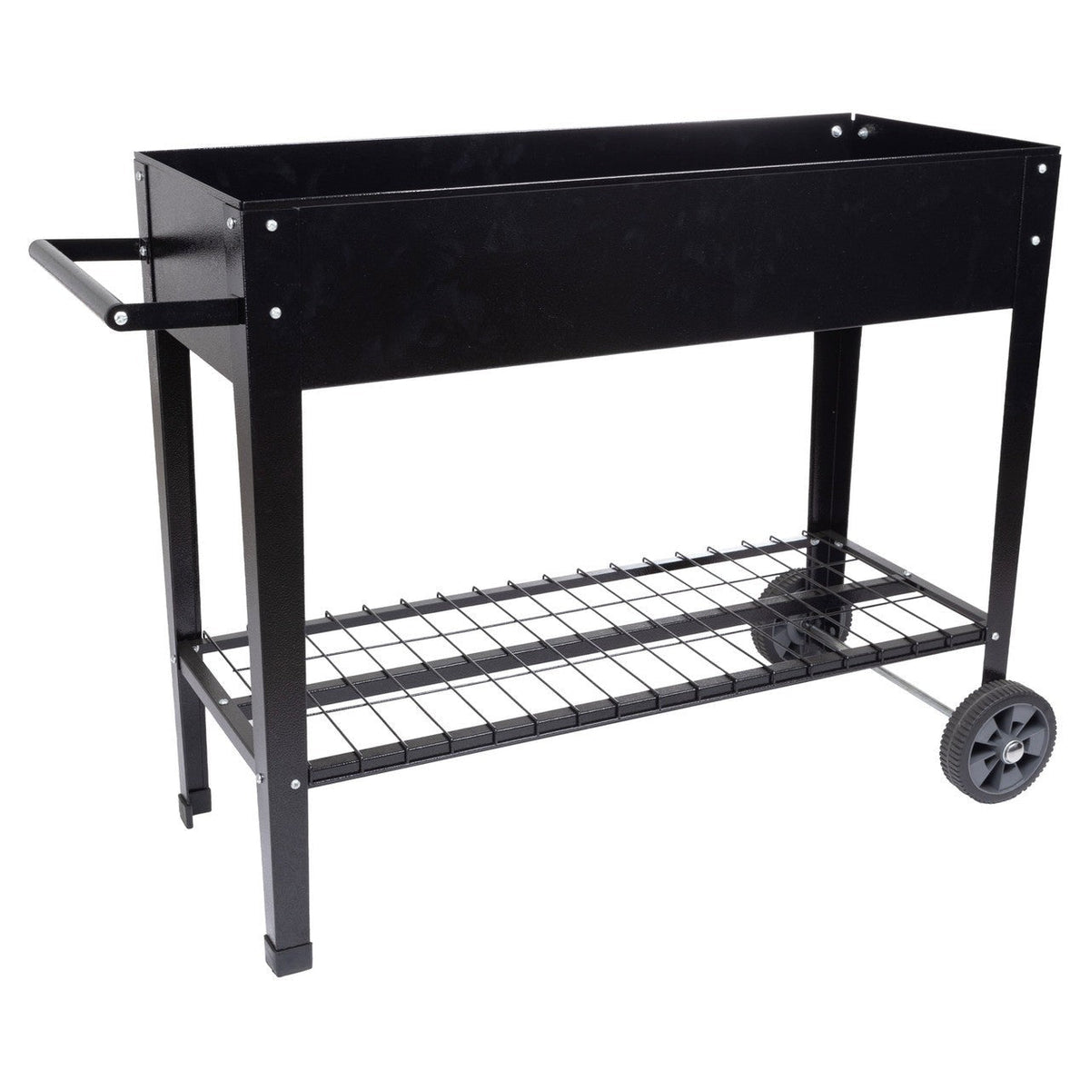 Metal Raised Garden Bed with Wheels
