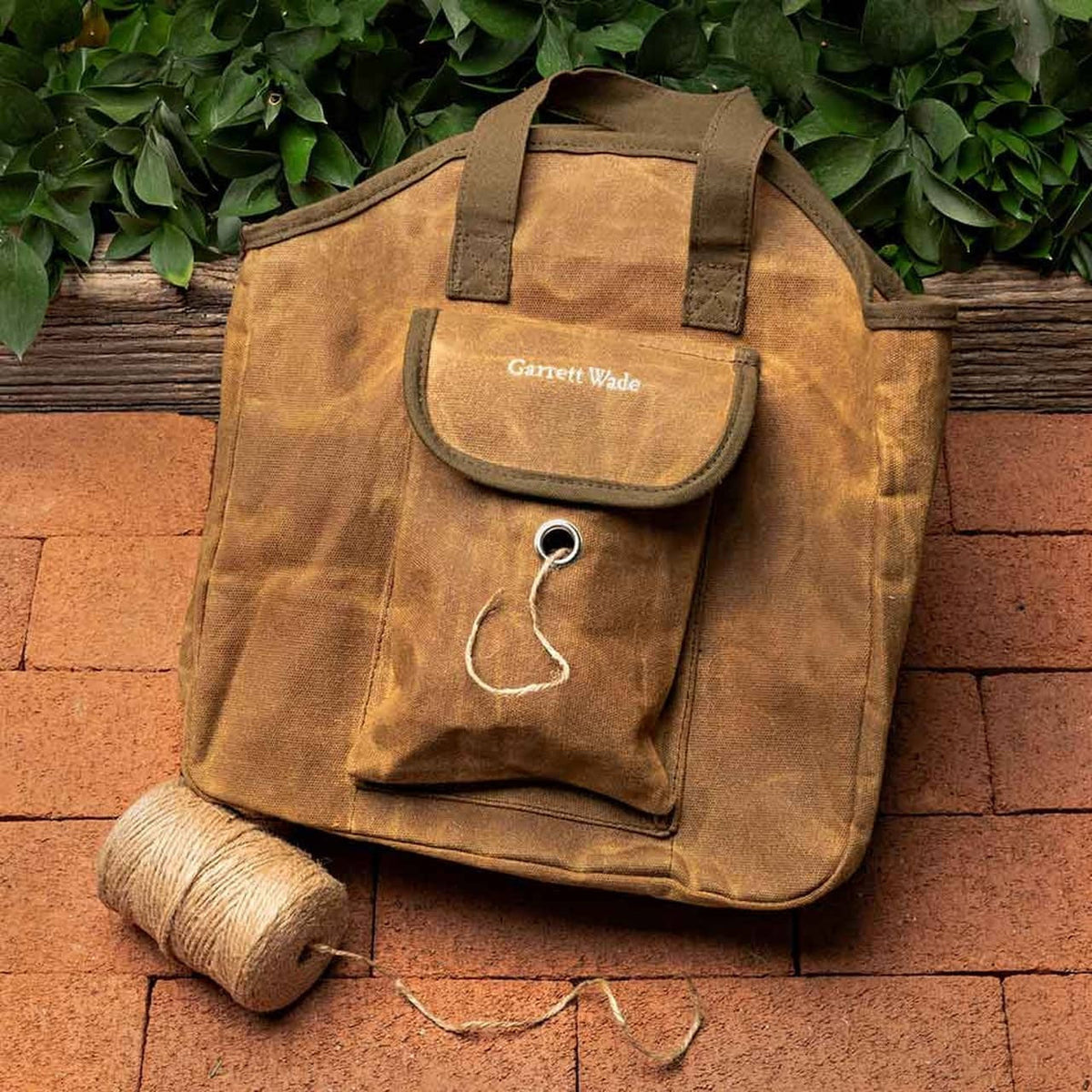 Waxed Cotton Gardening Tote