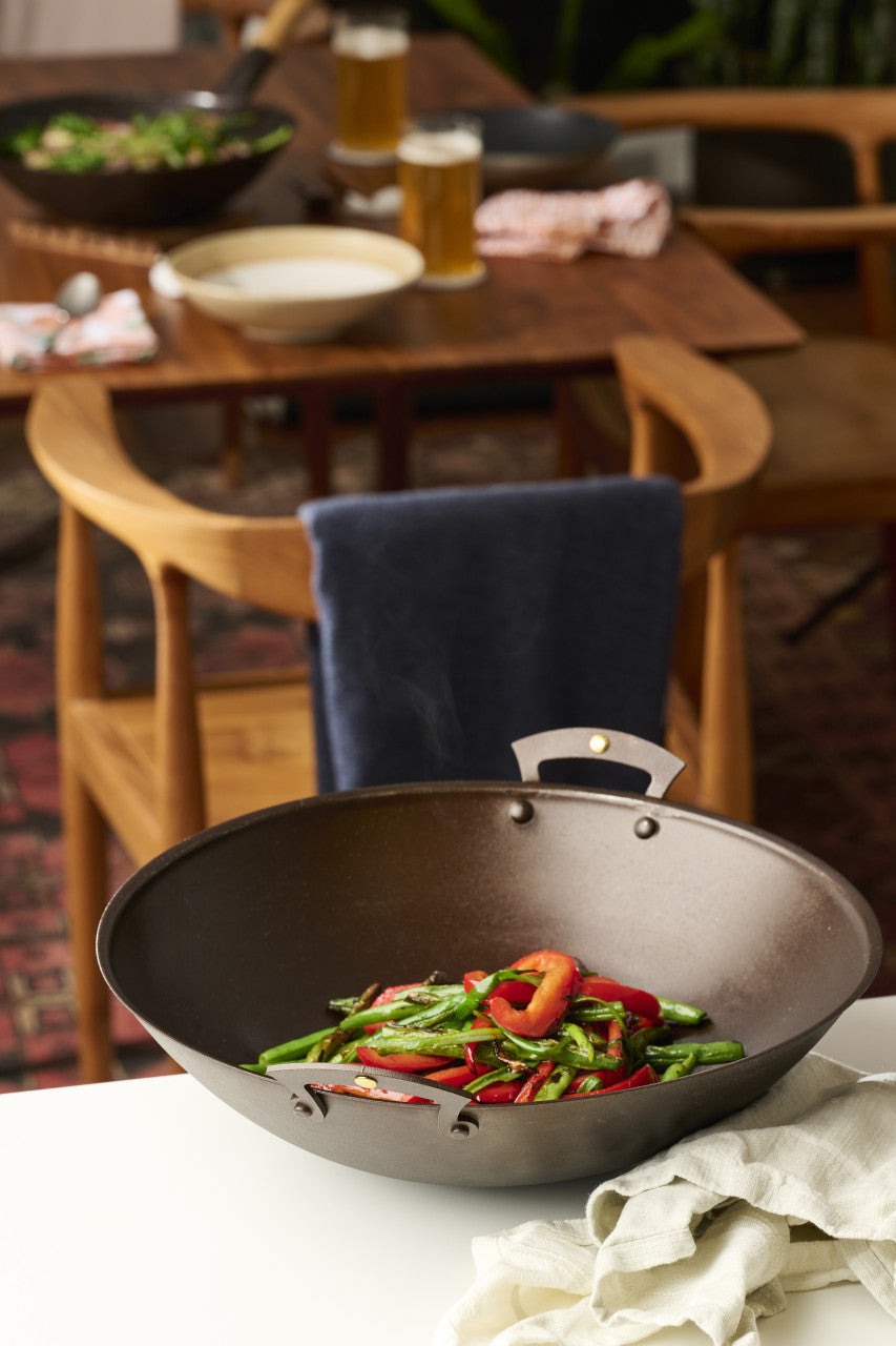 Netherton Prospector-Handled Spun Iron Wok
