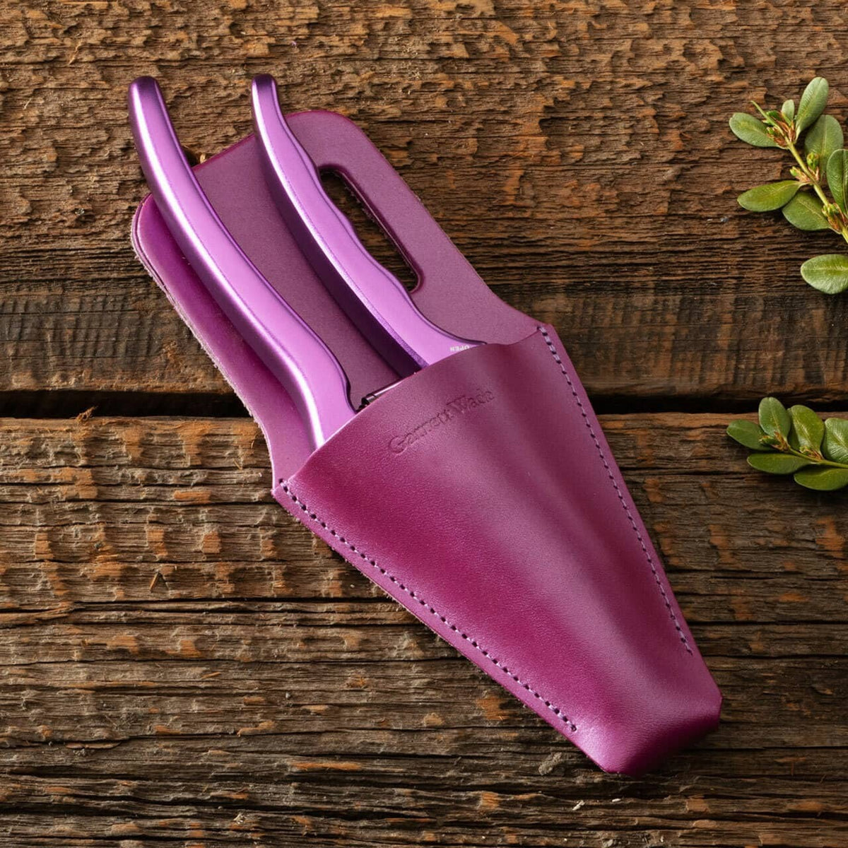 Purple Leather Pruner Sheath Only