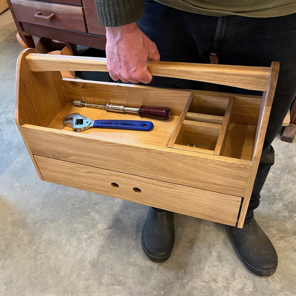 Old World Oak Tool Carrier