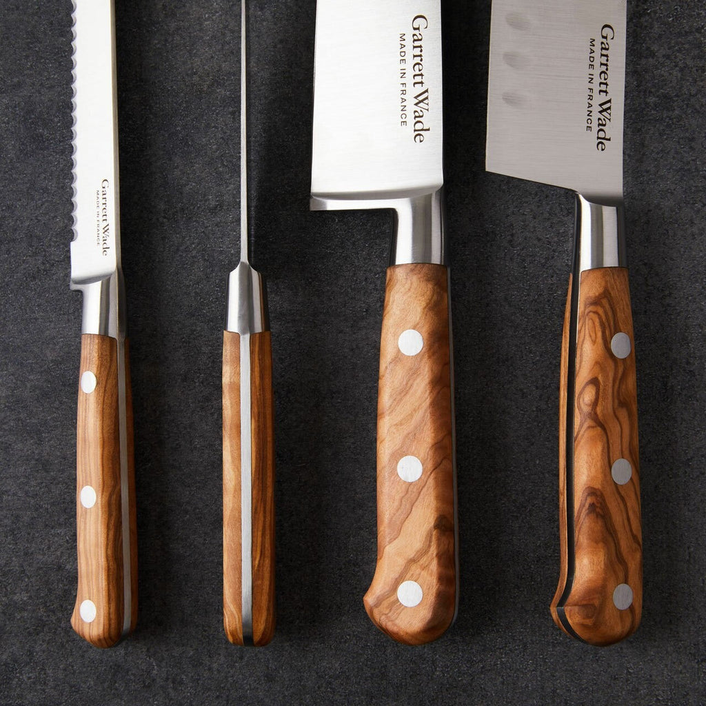 Serrated Utility Knife 12cm Olivewood