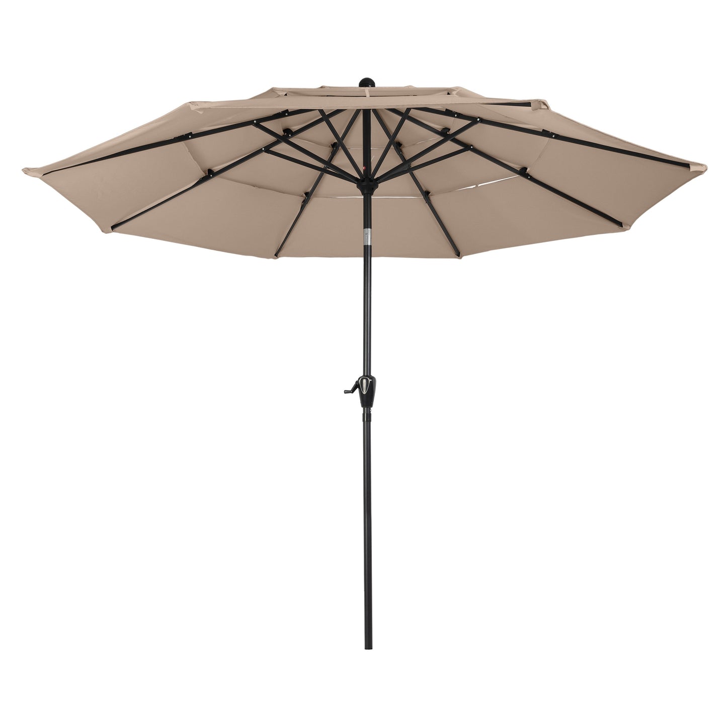 Triple Layer Patio Umbrella - Beige