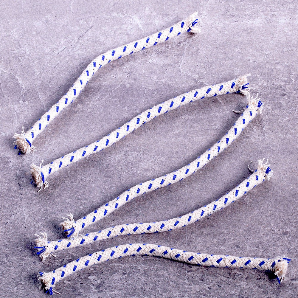 Set of 5 Replacement Wicks for Unique Copper & Brass Swivel Oil Lamp