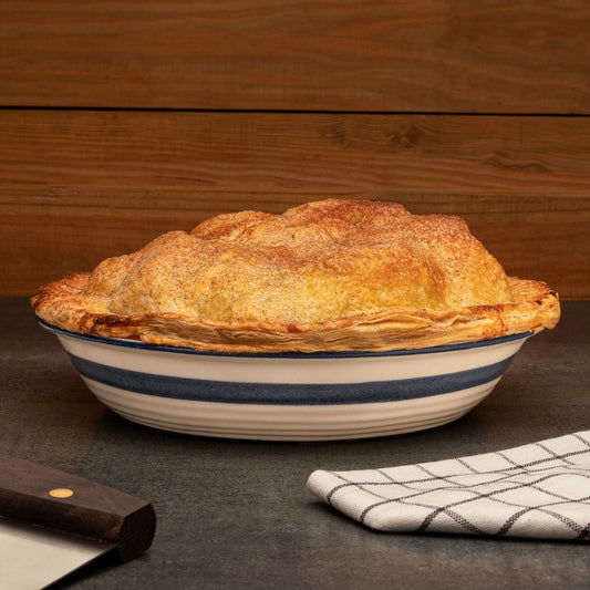Ceramic Dominion Pie Pan