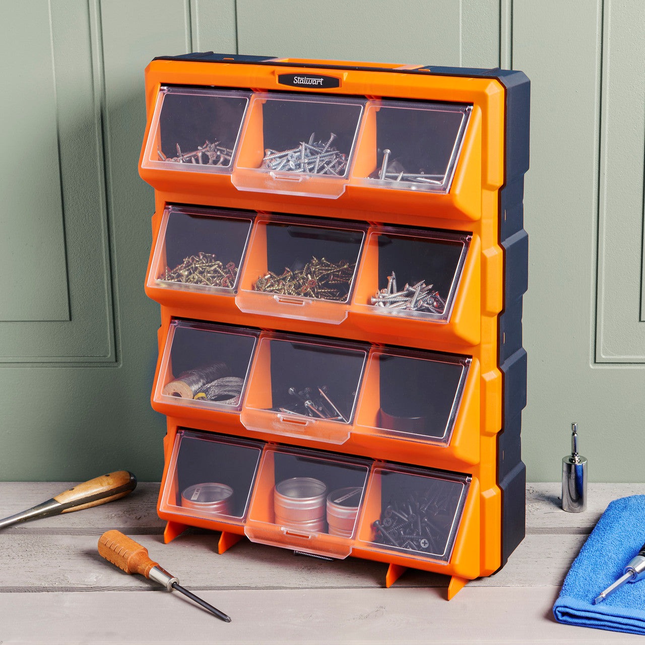12-Bin Screw Organizer