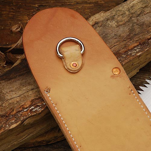 Japanese Log Saw And Leather Case