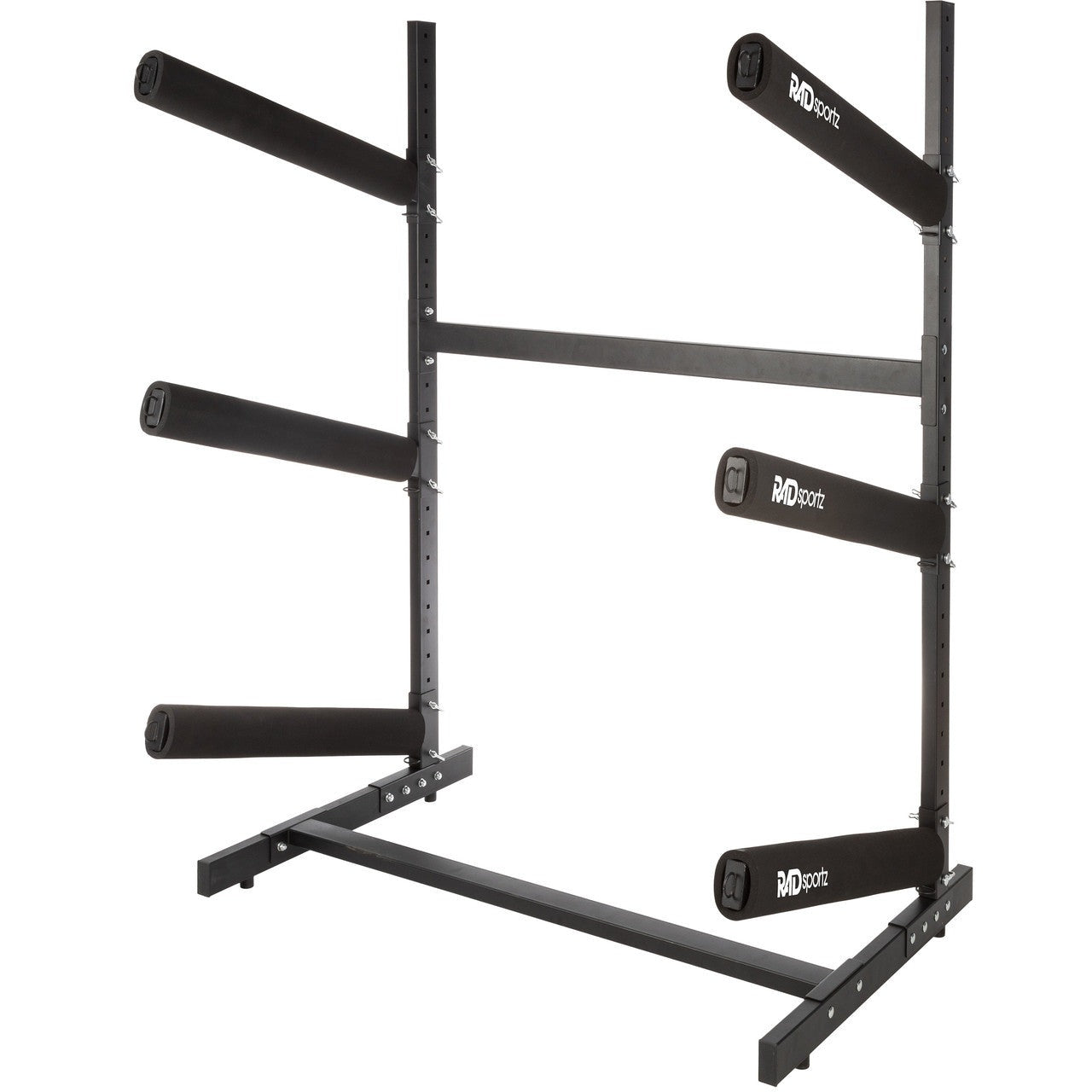 Freestanding Outdoor 3-Level Kayak and Canoe Rack