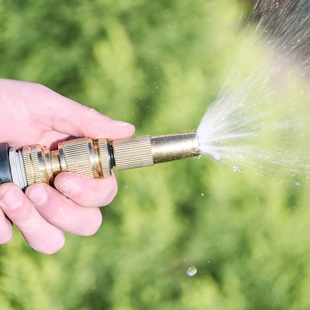 Solid Brass High-Pressure Quick Connector Nozzle