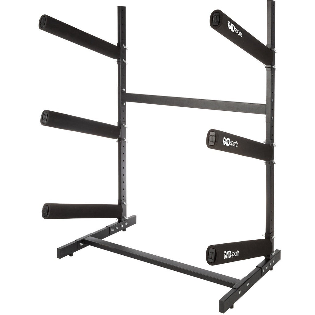 Freestanding Outdoor 3-Level Kayak and Canoe Rack