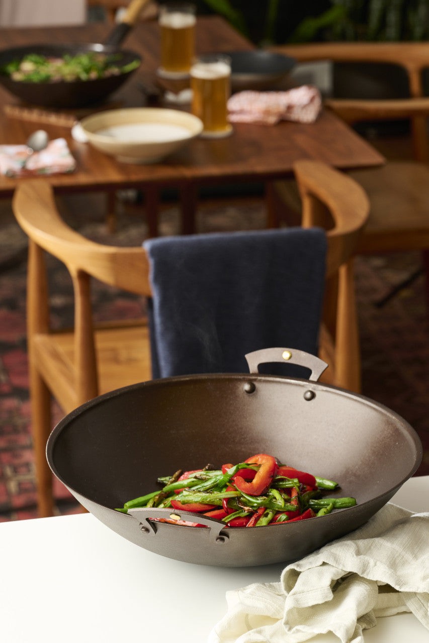 Netherton Prospector-Handled Spun Iron Wok