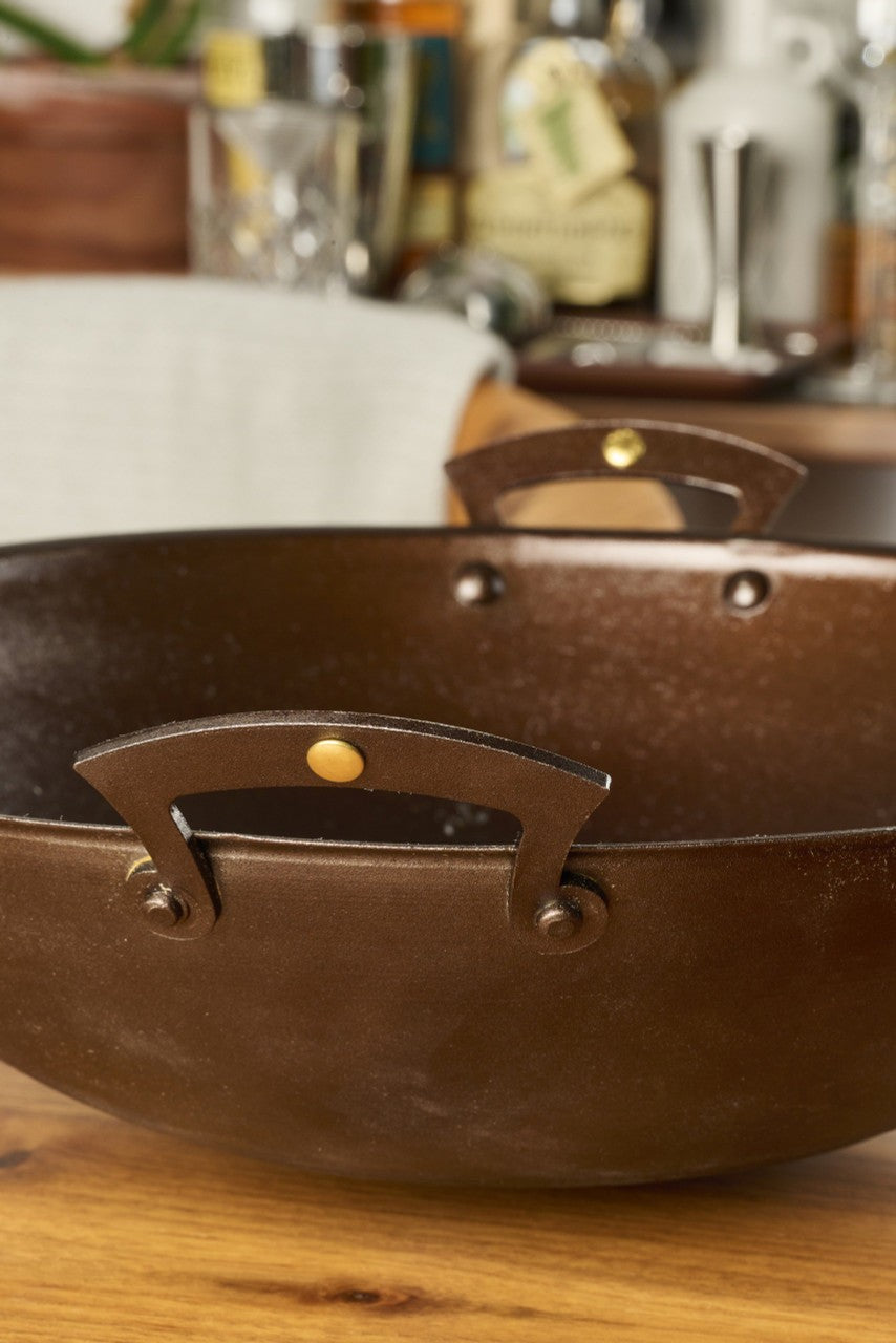 Netherton Prospector-Handled Spun Iron Wok