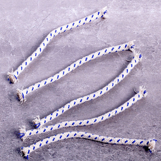Set of 5 Replacement Wicks for Unique Copper & Brass Swivel Oil Lamp
