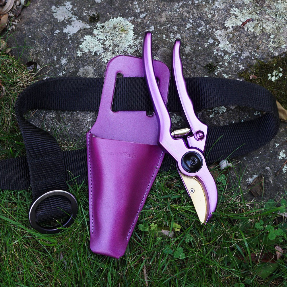 Ultra-Sharp Purple Pruner and Sheath Set