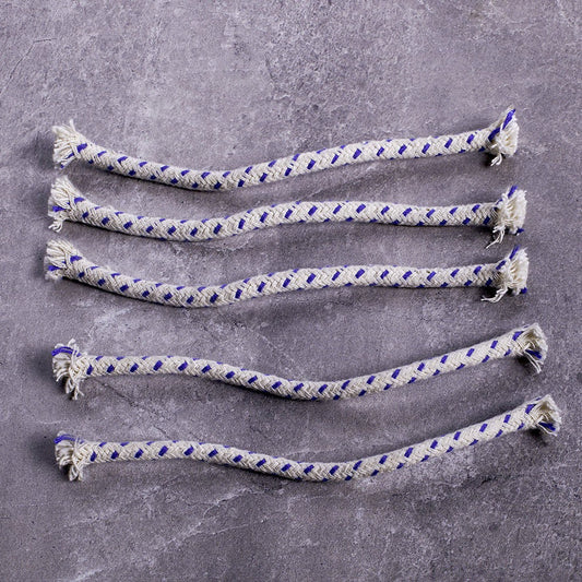 Set of 5 Replacement Wicks for Victorian-Style Glass Oil Lamp