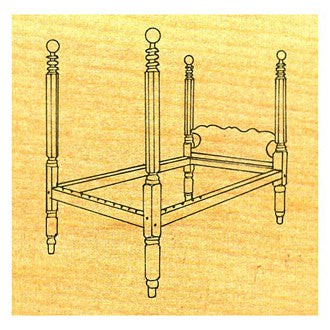 Cannon Ball Bedstead - Stock #59