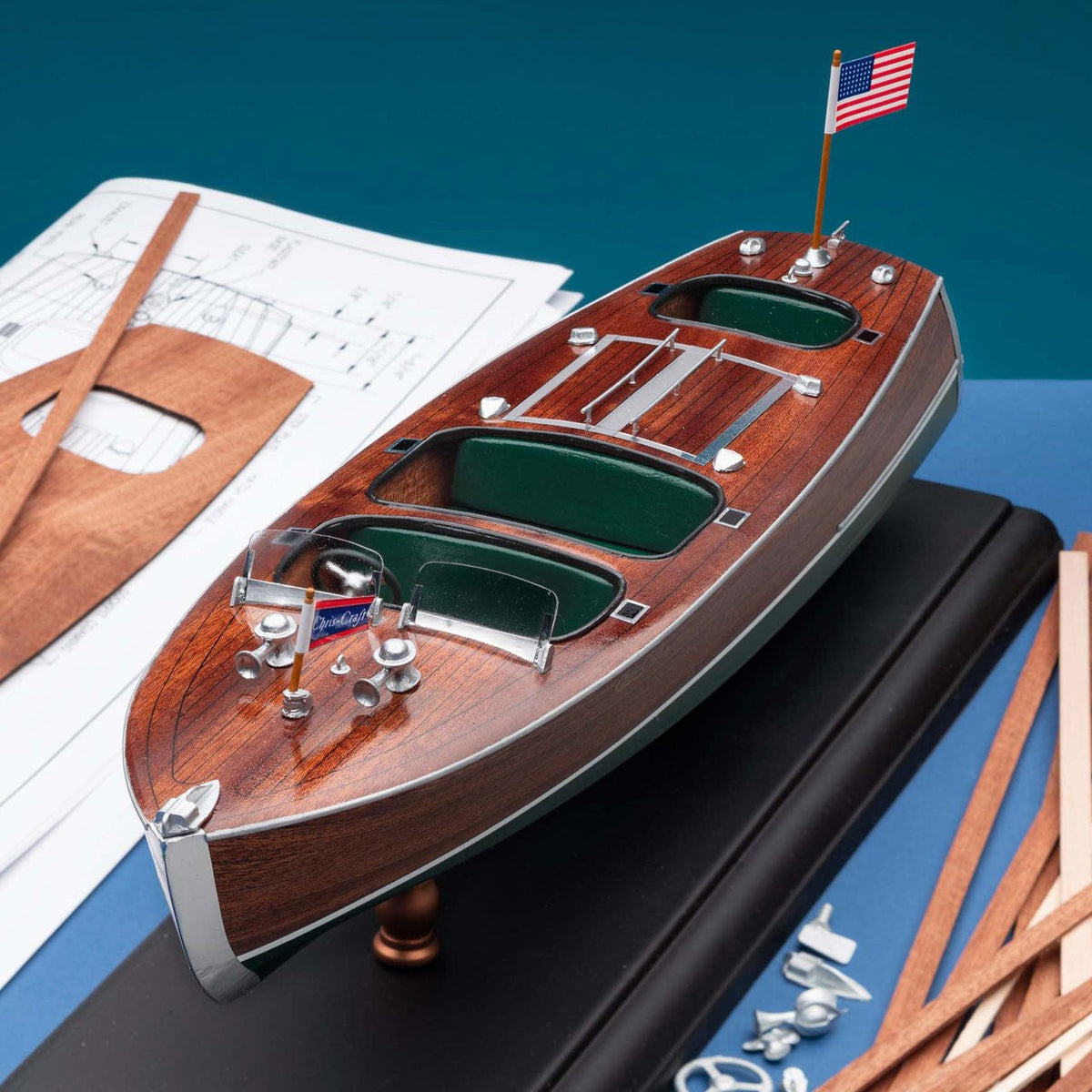 Mini Chris-Craft Triple Cockpit Barrel Back Kit