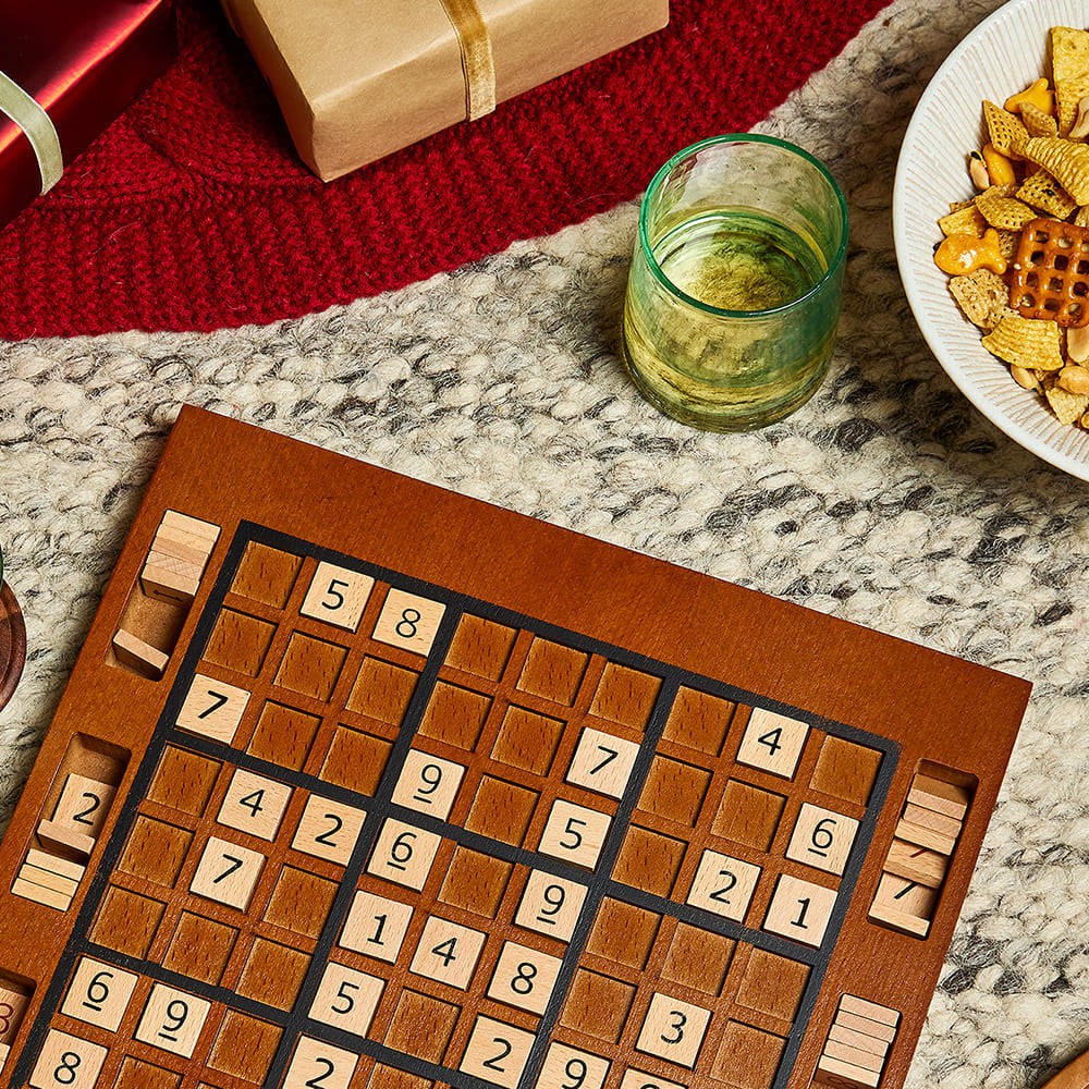 Rustic Wooden Sudoku Board