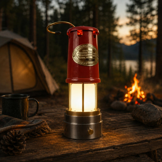 Coal Miner's LED Lamp in Red