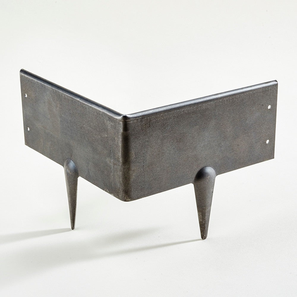 Cor-Ten Steel Lawn Corners (Set of 2)