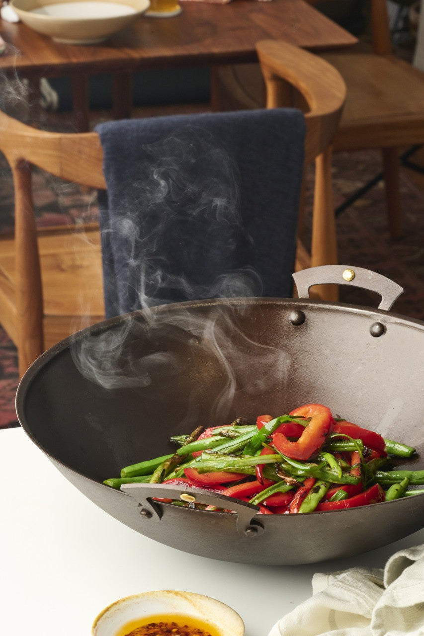 Netherton Prospector-Handled Spun Iron Wok